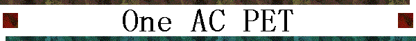 One AC PET